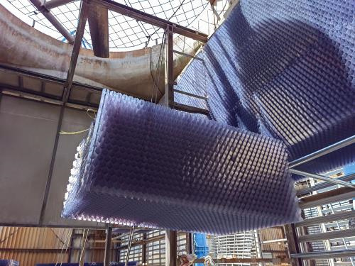 水冷式冷卻塔(水冷式中央<font color='red'>空調(diào)</font>冷卻塔收水器)