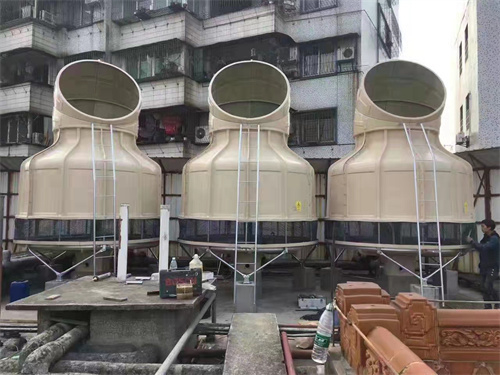 密閉式冷卻塔出水量溫度過高難題可以這樣解決